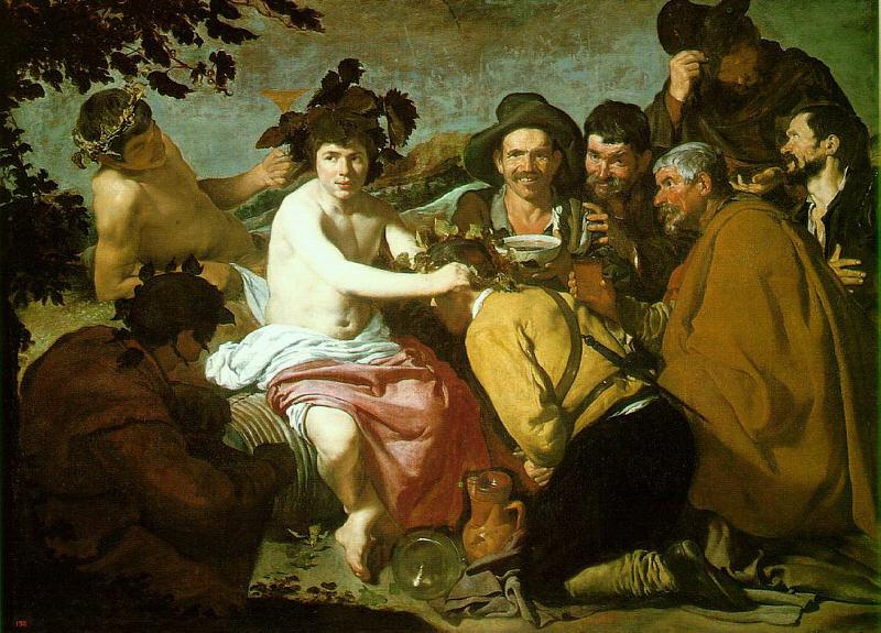 Diego Velazquez The Feast of Bacchus oil painting image